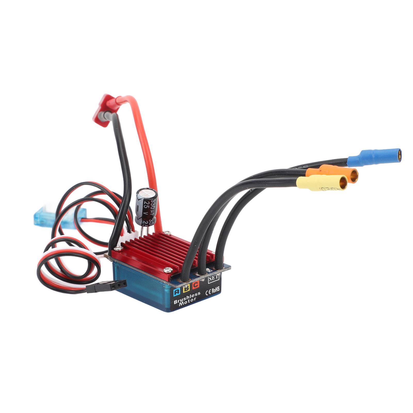 25A Brushless ESC Strong Anti Interference RC Electronic Speed Controller for 1/14 1/16 Car Boat
25A Brushless ESC Strong Anti Interference RC Electronic Speed Controller for 1/14 1/16 Car Boat