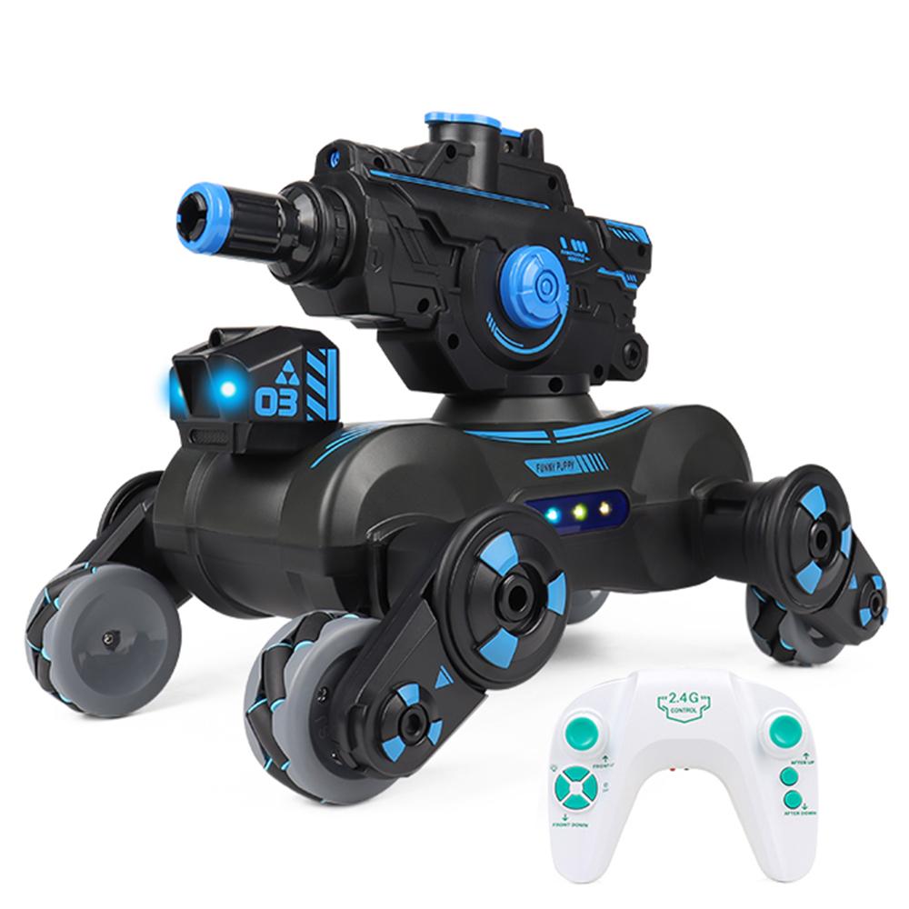 JC013 2.4G RC Mechanical Battle Dog Four Wheels Drive Water Bomb Spray Toy, Single Controller (CE/CPC/EN71/ASTM Certified) Black
JC013 2.4G RC Mechanical Battle Dog Four Wheels Drive Water Bomb Spray Toy, Single Controller (CE/CPC/EN71/ASTM Certified) Black
