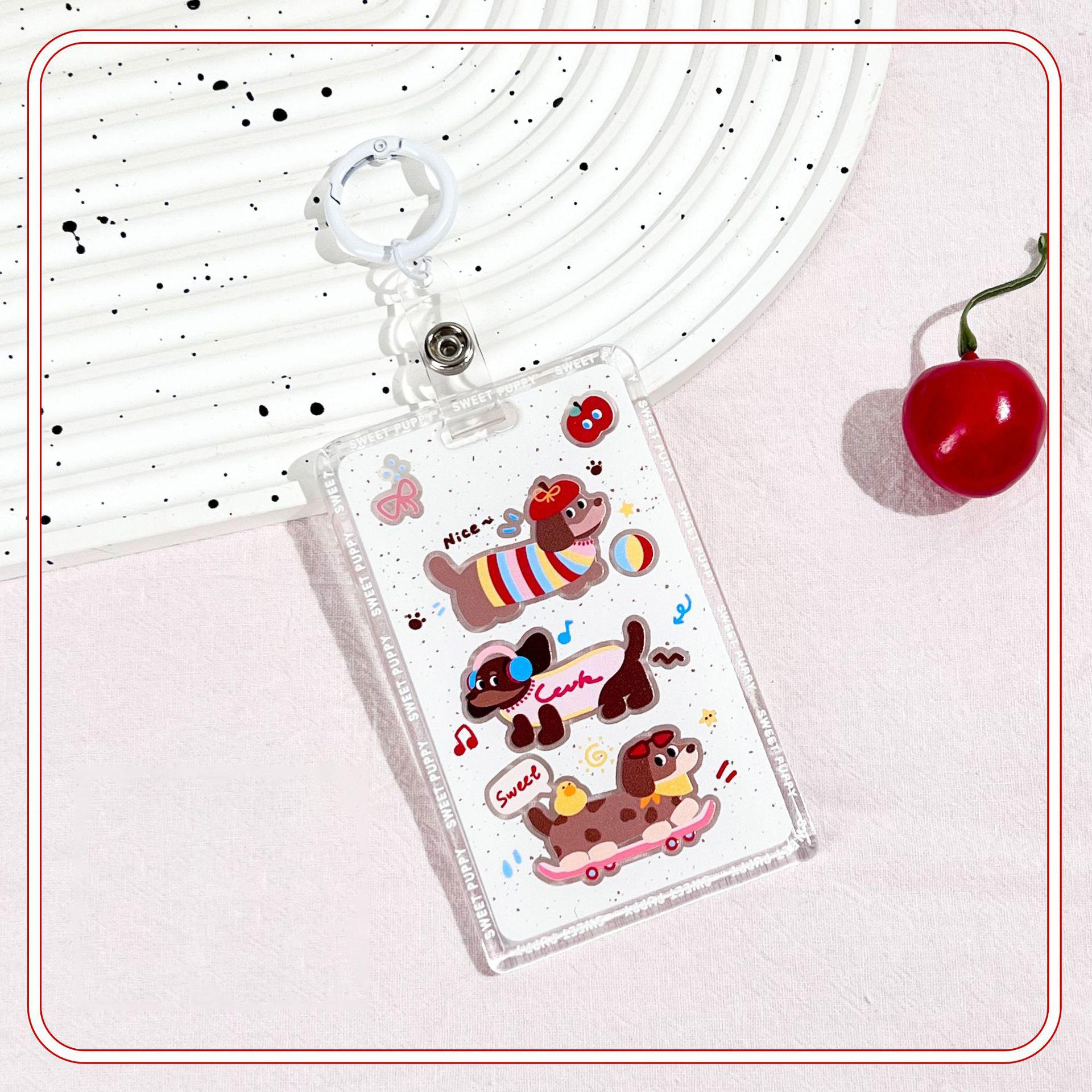 Kawaii Cat Keychain Sliding Card Holder Student Meal Card Bus Card Photo Card Holder Lanyard Lady Id Card Credit Card Holder
Kawaii Cat Keychain Sliding Card Holder Student Meal Card Bus Card Photo Card Holder Lanyard Lady Id Card Credit Card Holder