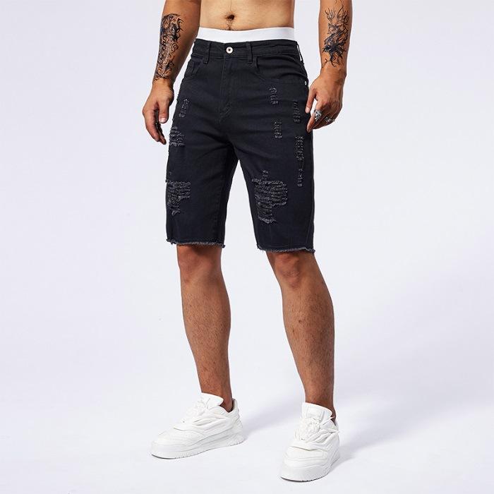 Summer Men s Retro Washing Yellow Denim Trendy Shorts Denim Five-point Pants 36
Summer Men s Retro Washing Yellow Denim Trendy Shorts Denim Five-point Pants 36