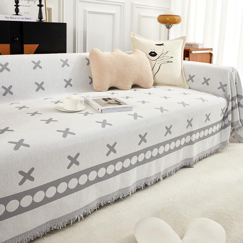 INS стильный чехол для дивана, полотенце, четыре сезона, универсальный простой современный чехол с защитой от царапин, универсальное универсальное покрывало для дивана 180*130cm