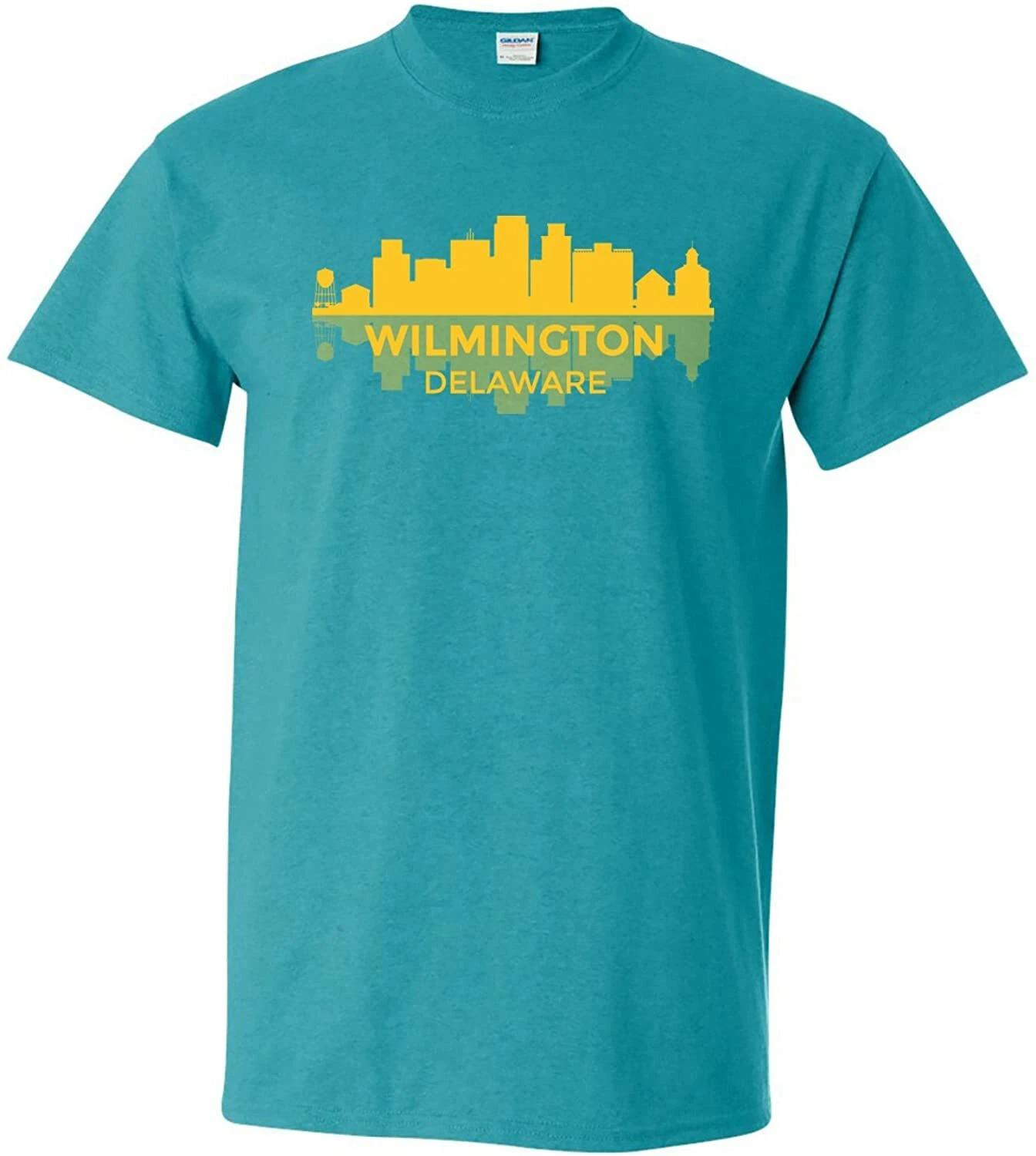 Wilmington Delaware Skyline - Classic City Sports Team T Shirt - Antique Jade M
Wilmington Delaware Skyline - Classic City Sports Team T Shirt - Antique Jade M