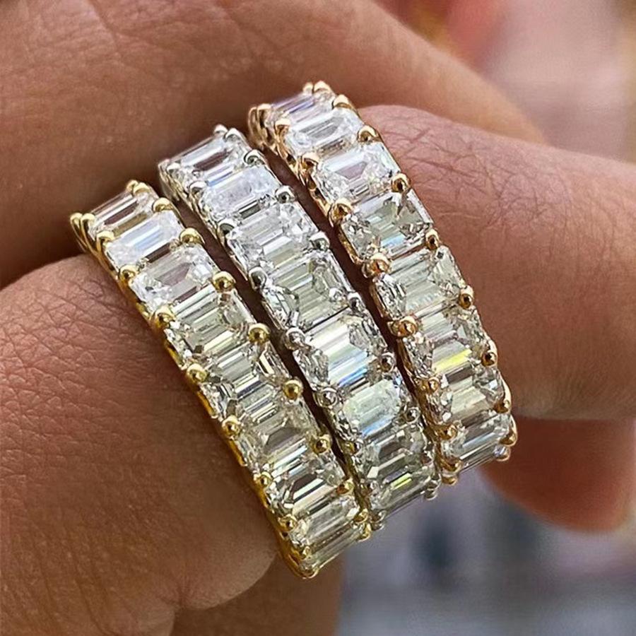 Hot-Selling European & American Style Zircon Engagement Ring with Full Diamond Design Size 10 золотой
Hot-Selling European & American Style Zircon Engagement Ring with Full Diamond Design Size 10 золотой