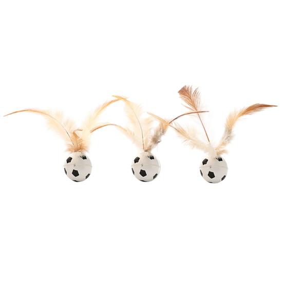 3PCS Cat Toy Exercise Ball with Feathers Lightweight Bounce Ball Interactive Entertainment Toy for Cat Active B
3PCS Cat Toy Exercise Ball with Feathers Lightweight Bounce Ball Interactive Entertainment Toy for Cat Active B
