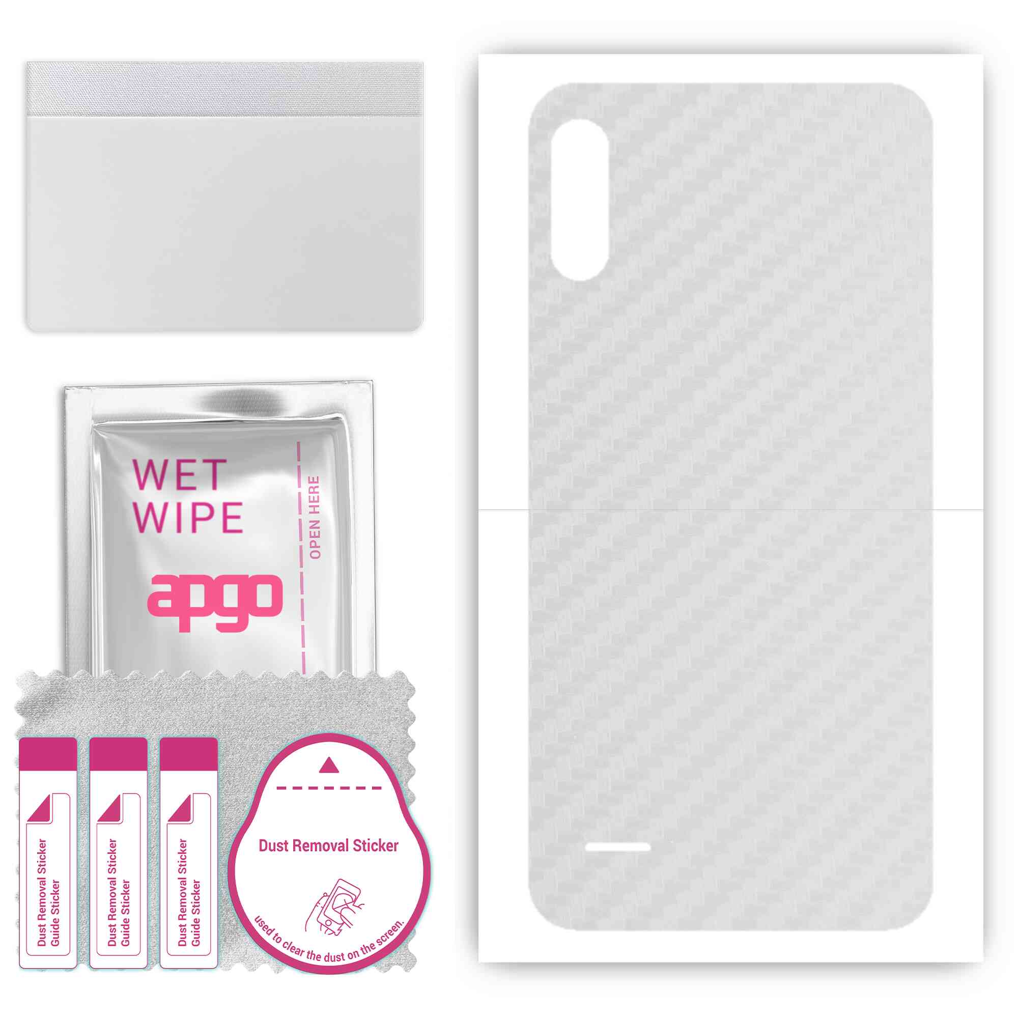 apgo Protective Skin Sticker for the back compatible with LG K22, Wrap Film, Foil, Vinyl - Pattern Transparent Carbon
apgo Protective Skin Sticker for the back compatible with LG K22, Wrap Film, Foil, Vinyl - Pattern Transparent Carbon