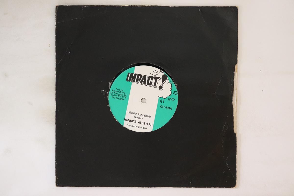 10inch Record RANDY S ALL STARS / TONY BREVETT - Mission Impossible / Don t Get Wear CC101 Impact! UK Reggae, Ska & Dub Used
10inch Record RANDY S ALL STARS / TONY BREVETT - Mission Impossible / Don t Get Wear CC101 Impact! UK Reggae, Ska & Dub Used