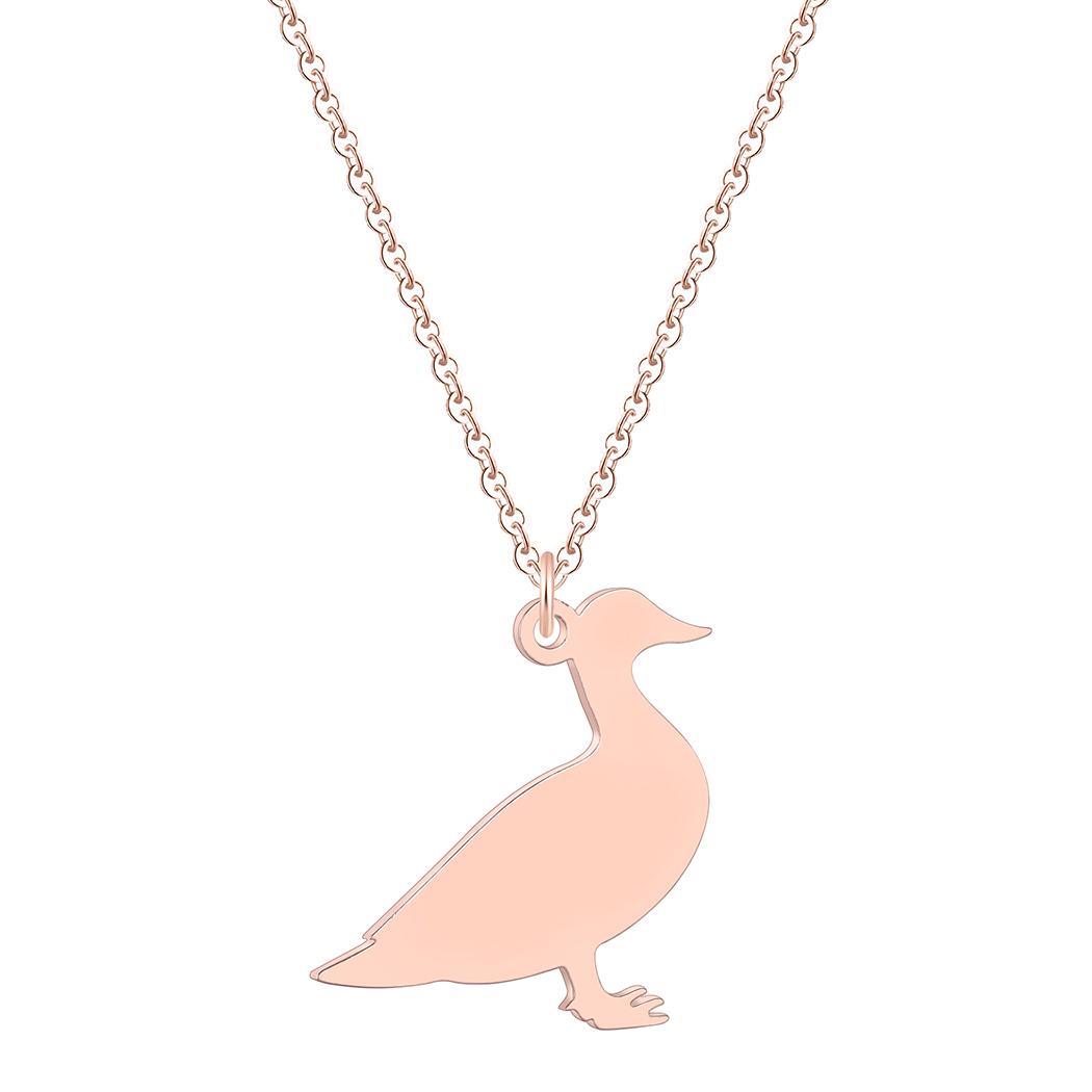Kinitial Stainless Steel Duck Charm Necklaces Animal Jewelry Cute Bird Pendant Necklace For Women Girl Birthday Gift Wholesale 50cm
Kinitial Stainless Steel Duck Charm Necklaces Animal Jewelry Cute Bird Pendant Necklace For Women Girl Birthday Gift Wholesale 50cm