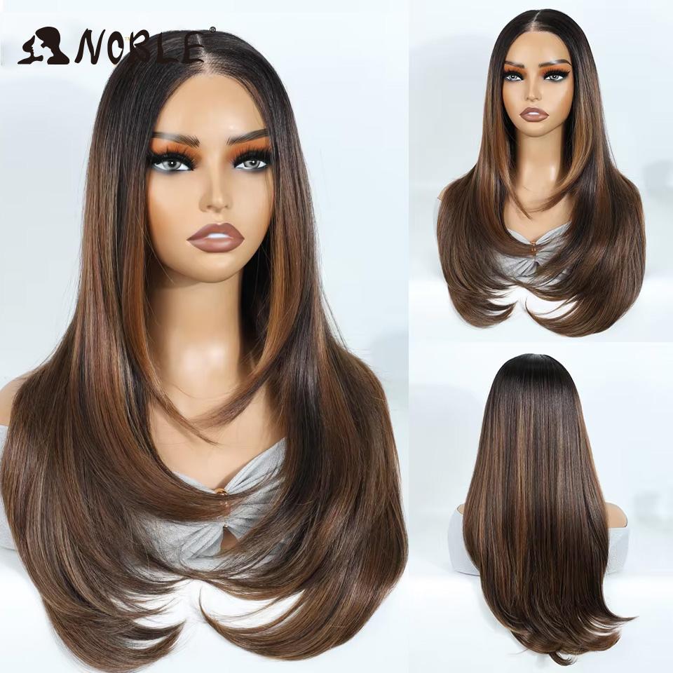 Noble Synthetic Lace Front Wig Straight Bob Wig 24 Inch Lace Wig For Women Ombre Blonde Lace Front Wig Cosplay Straight Wig (as the picture,130%&24inches)
Noble Synthetic Lace Front Wig Straight Bob Wig 24 Inch Lace Wig For Women Ombre Blonde Lace Front Wig Cosplay Straight Wig (as the picture,130%&24inches)