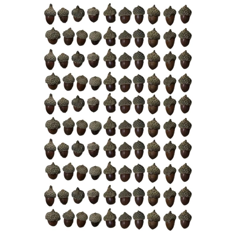 100Pcs Natural Acorns for Crafting and Home Decoration Elegant Holiday Wreath Accessories Christmas Table Centerpieces
100Pcs Natural Acorns for Crafting and Home Decoration Elegant Holiday Wreath Accessories Christmas Table Centerpieces