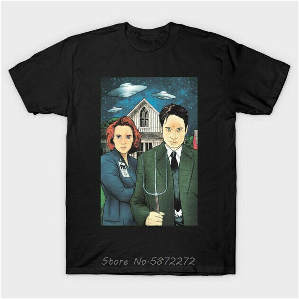 Fox Mulder Dana Scully The X-Files American Gothic Parody Black T-Shirt Men Casual O-neck Cotton TShirt Funny Tees Clothing -... S разноцветный
Fox Mulder Dana Scully The X-Files American Gothic Parody Black T-Shirt Men Casual O-neck Cotton TShirt Funny Tees Clothing -... S разноцветный