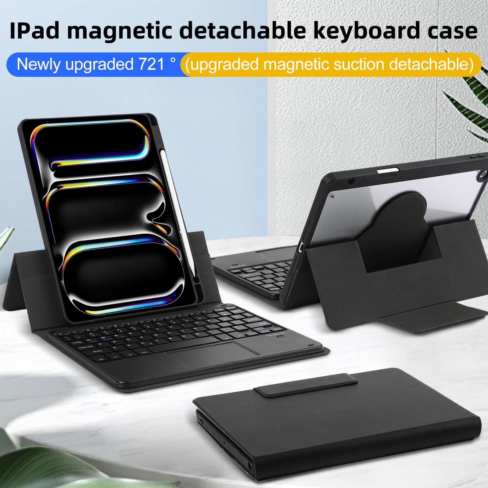 TP-5102 For iPad 10.2 (2021)/(2020)/(2019) Magnetic Detachable Bluetooth-compatible Keyboard with PU Leather Stand Case A
TP-5102 For iPad 10.2 (2021)/(2020)/(2019) Magnetic Detachable Bluetooth-compatible Keyboard with PU Leather Stand Case A