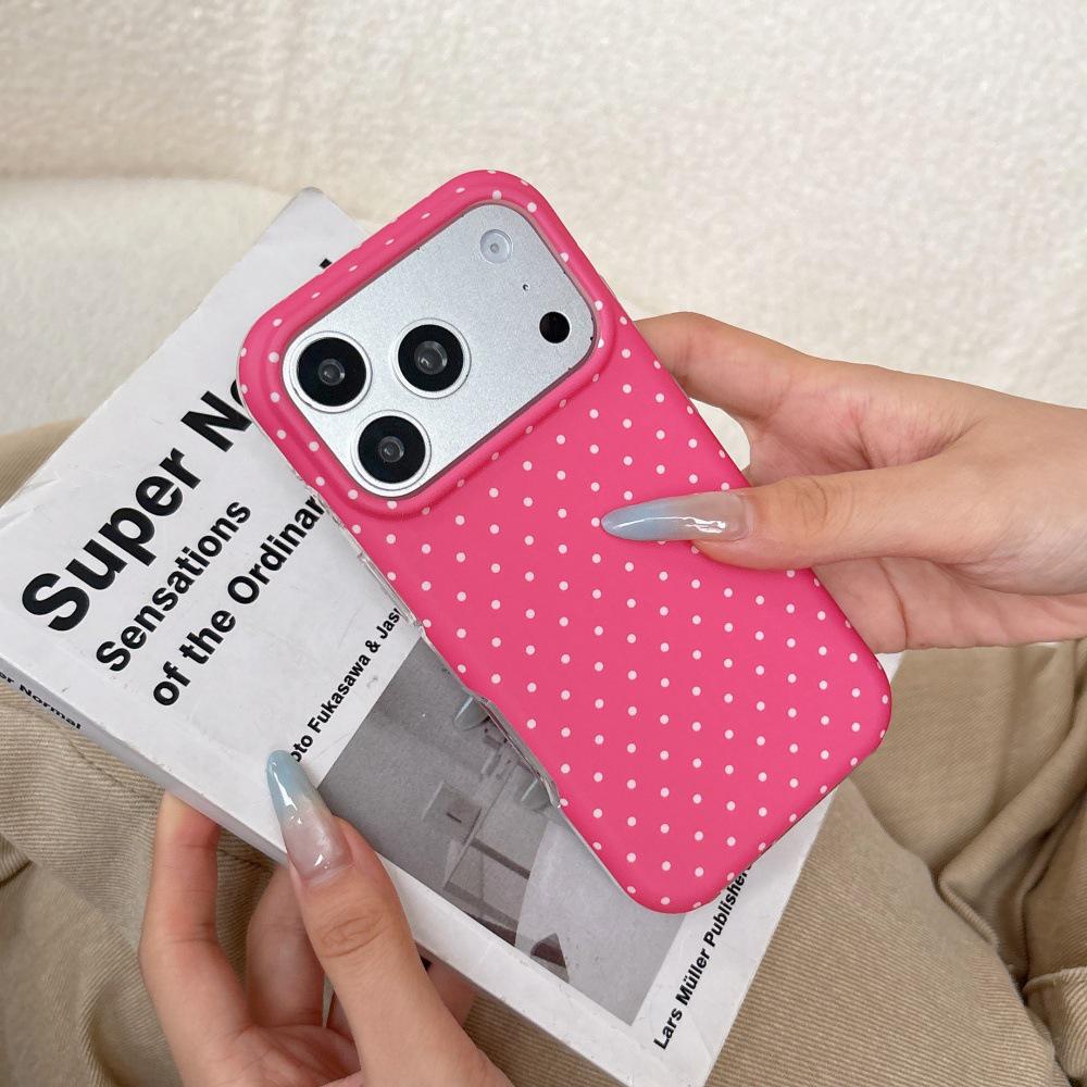 Polka Dot Heart Phone Case for Apple iPhone 16/17ProMax/Niche 15/14P - Korean Style iPhone 16
Polka Dot Heart Phone Case for Apple iPhone 16/17ProMax/Niche 15/14P - Korean Style iPhone 16
