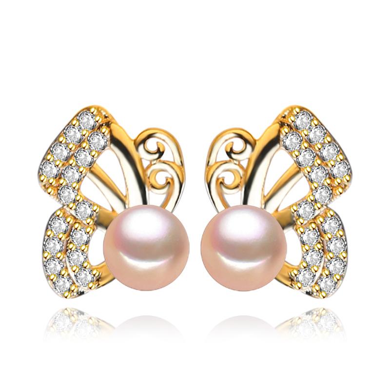 LSOOYH серьги с натуральным пресноводным жемчугом, модные свадебные серьги с цирконием и бабочкой для женщин розовый
LSOOYH серьги с натуральным пресноводным жемчугом, модные свадебные серьги с цирконием и бабочкой для женщин розовый