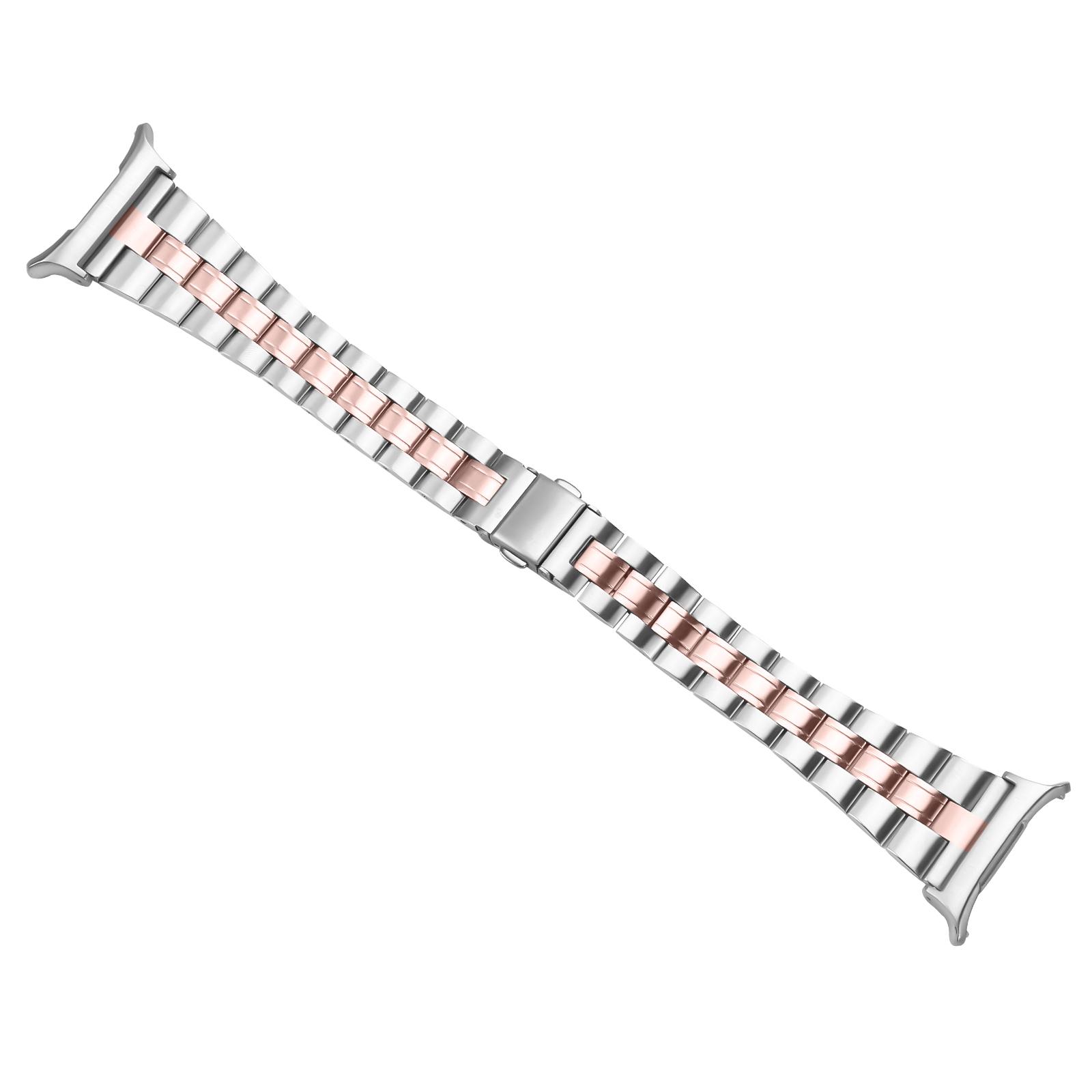 For Samsung Galaxy Watch Ultra 47mm Slim Watch Band Dressy Stainless Steel Watch Strap Silver/Rose Gold
For Samsung Galaxy Watch Ultra 47mm Slim Watch Band Dressy Stainless Steel Watch Strap Silver/Rose Gold