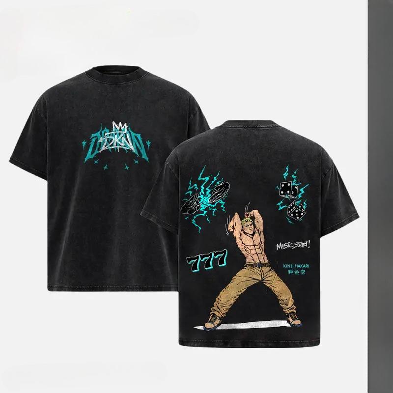 Anime Jujutsu Kaisen Hakari Kinji Graphic T Shirt Men Women Clothing Oversized Tshirt Washed Cotton Tee Harajuku Male T-shirt S чорний
Anime Jujutsu Kaisen Hakari Kinji Graphic T Shirt Men Women Clothing Oversized Tshirt Washed Cotton Tee Harajuku Male T-shirt S чорний