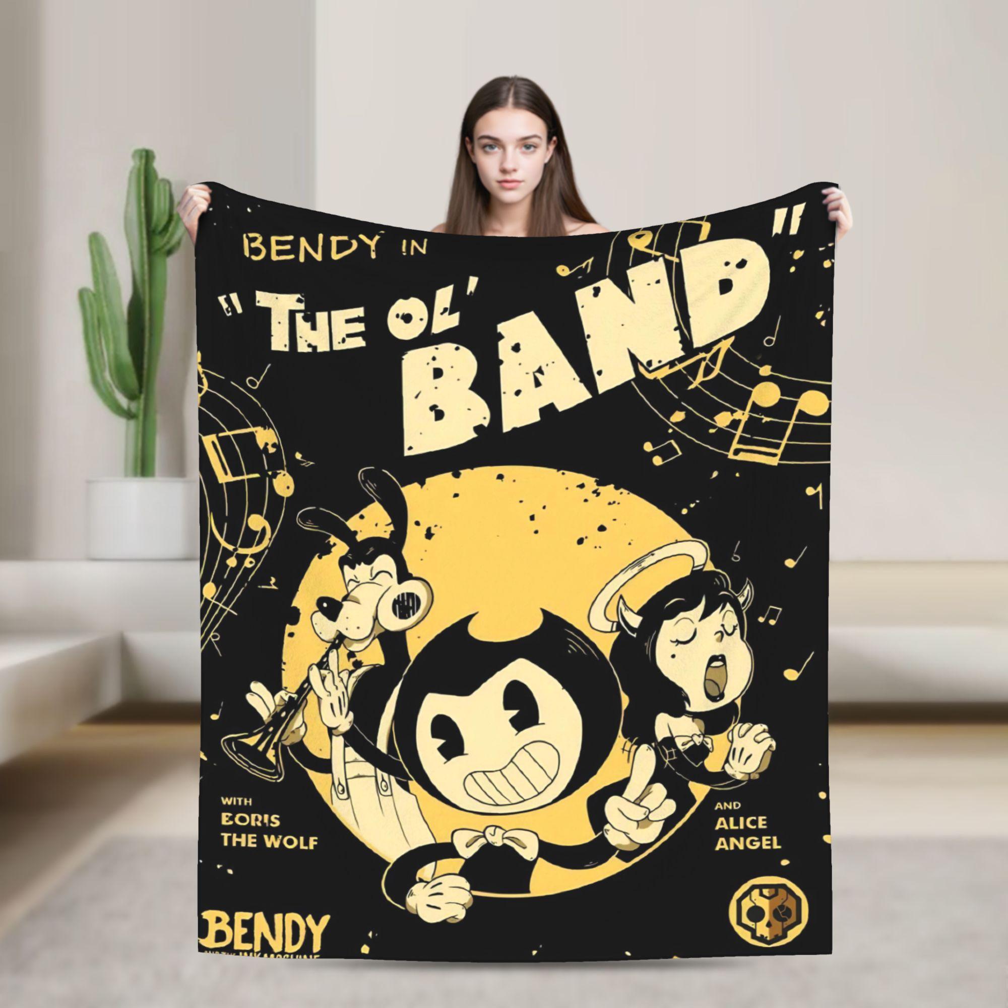 Bendys Horror Game Inked Machines Blanket Coral Fleece Plush Printed Puzzle Multi-function Lightweight Throw Blanket for Home 75x90cm
Bendys Horror Game Inked Machines Blanket Coral Fleece Plush Printed Puzzle Multi-function Lightweight Throw Blanket for Home 75x90cm