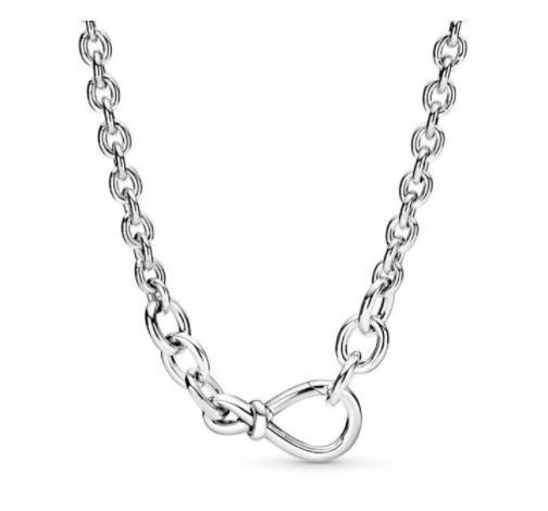 Подлинное ожерелье из стерлингового серебра 925 пробы с цепочкой-змейкой Me Link и круговой застежкой для женщин, бисерное украшение своими руками, модные ювелирные изделия
Подлинное ожерелье из стерлингового серебра 925 пробы с цепочкой-змейкой Me Link и круговой застежкой для женщин, бисерное украшение своими руками, модные ювелирные изделия