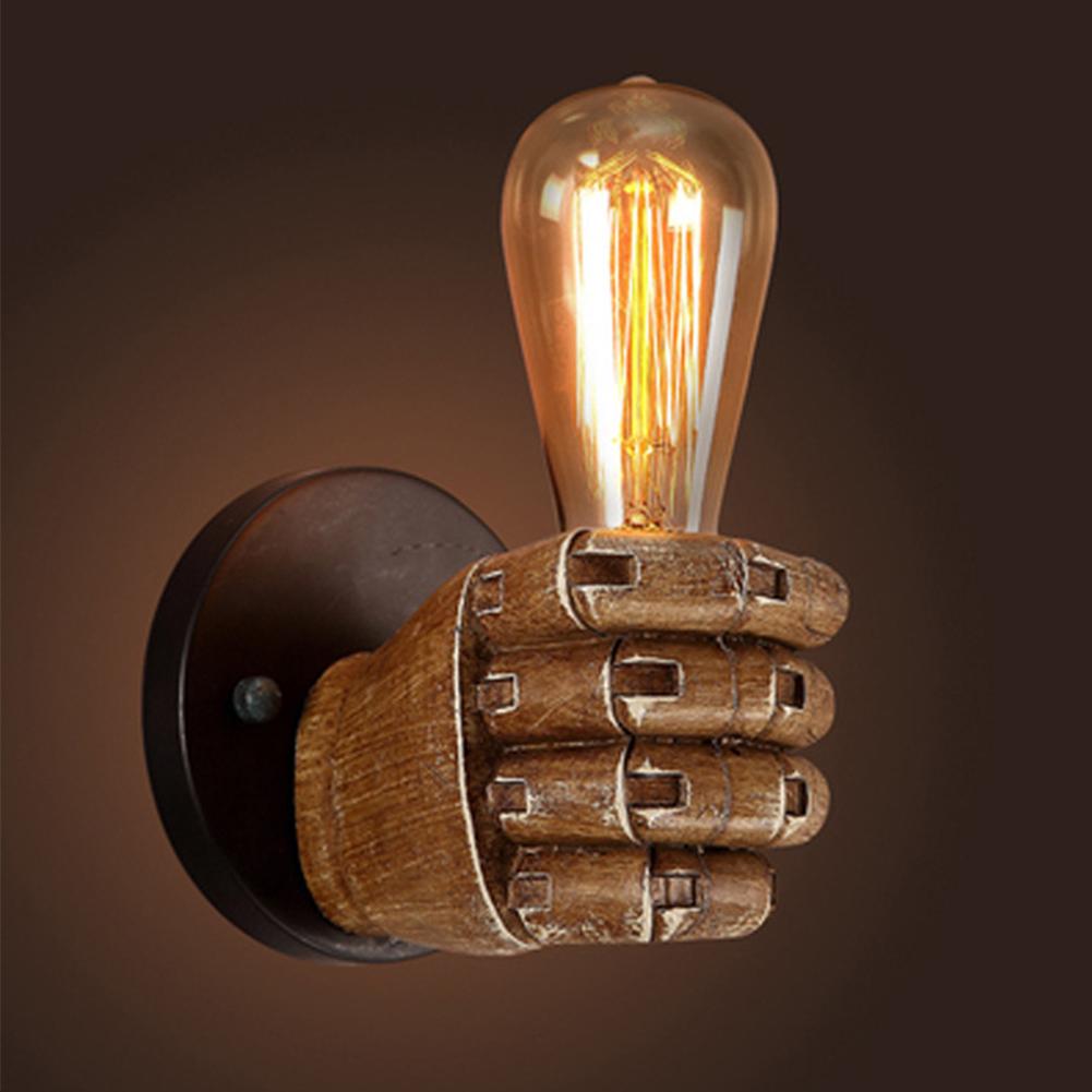 Retro Creative Fist Shape Wall Light E27 Lamp Holder Industrial Style Wall Lamp Restaurant Dinning Hall Living Room Cafe Bar Decoration Right hand#0
Retro Creative Fist Shape Wall Light E27 Lamp Holder Industrial Style Wall Lamp Restaurant Dinning Hall Living Room Cafe Bar Decoration Right hand#0