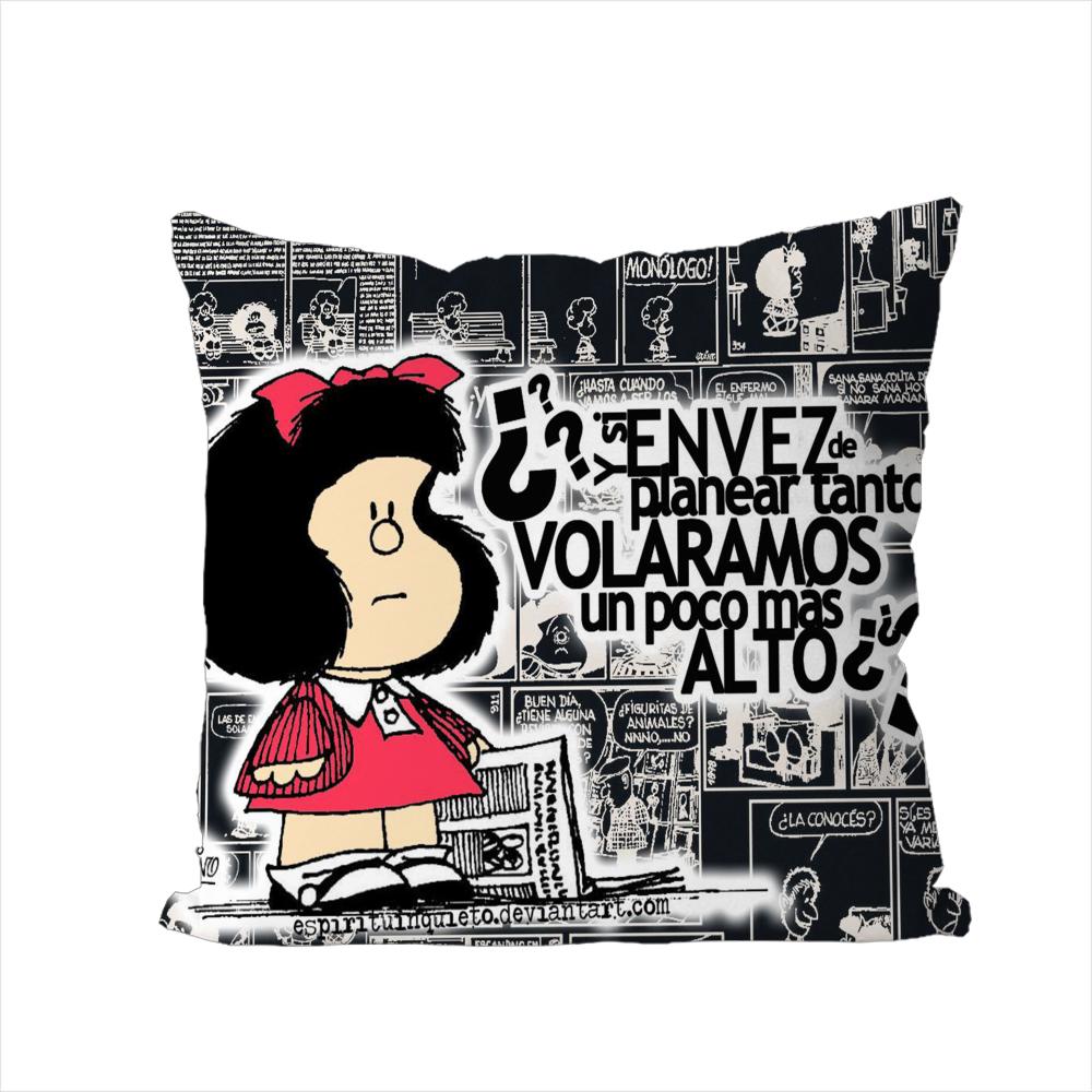 Mafalda Pillow Case For Car Sofa Decorative Home Doublesided Print Plush Square Throw Pillow Cushion Cover 30x30cm
Mafalda Pillow Case For Car Sofa Decorative Home Doublesided Print Plush Square Throw Pillow Cushion Cover 30x30cm
