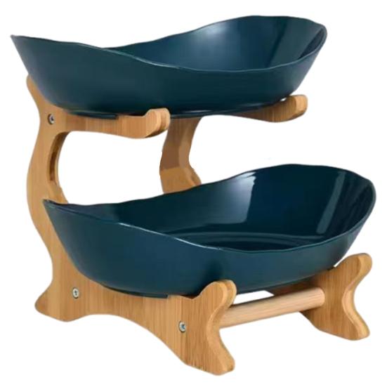 Yousheng Storage Tray with Stable Wood Frame Elegant Modern Oval Design Tray Space-Saving Organizer for Fruits Vegetables Snacks 2-Layers
Yousheng Storage Tray with Stable Wood Frame Elegant Modern Oval Design Tray Space-Saving Organizer for Fruits Vegetables Snacks 2-Layers