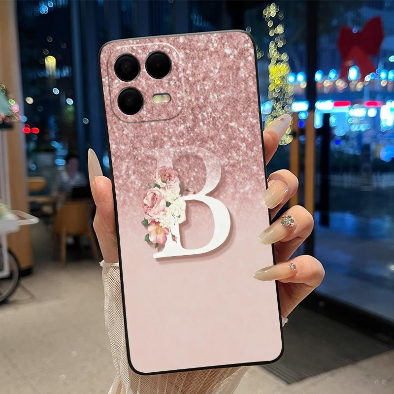 Case For TCL T-Mobile T Phone 3 Pro/Revvl 8 Pro Jelly Black Anti-scratch Soft Casing Trendy Pretty A- Z Letter Flower Shell Phone 3 Pro
Case For TCL T-Mobile T Phone 3 Pro/Revvl 8 Pro Jelly Black Anti-scratch Soft Casing Trendy Pretty A- Z Letter Flower Shell Phone 3 Pro