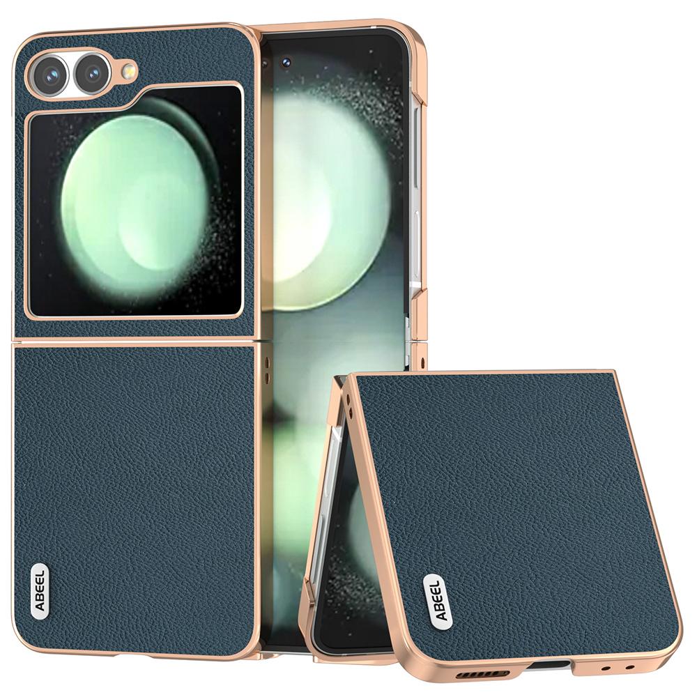 ABEEL For Samsung Galaxy Z Flip7 FE 5G/Z Flip6 5G Case Electroplating Phone Cover Horizon Series Genuine Cow Leather+TPU Protective Case A
ABEEL For Samsung Galaxy Z Flip7 FE 5G/Z Flip6 5G Case Electroplating Phone Cover Horizon Series Genuine Cow Leather+TPU Protective Case A