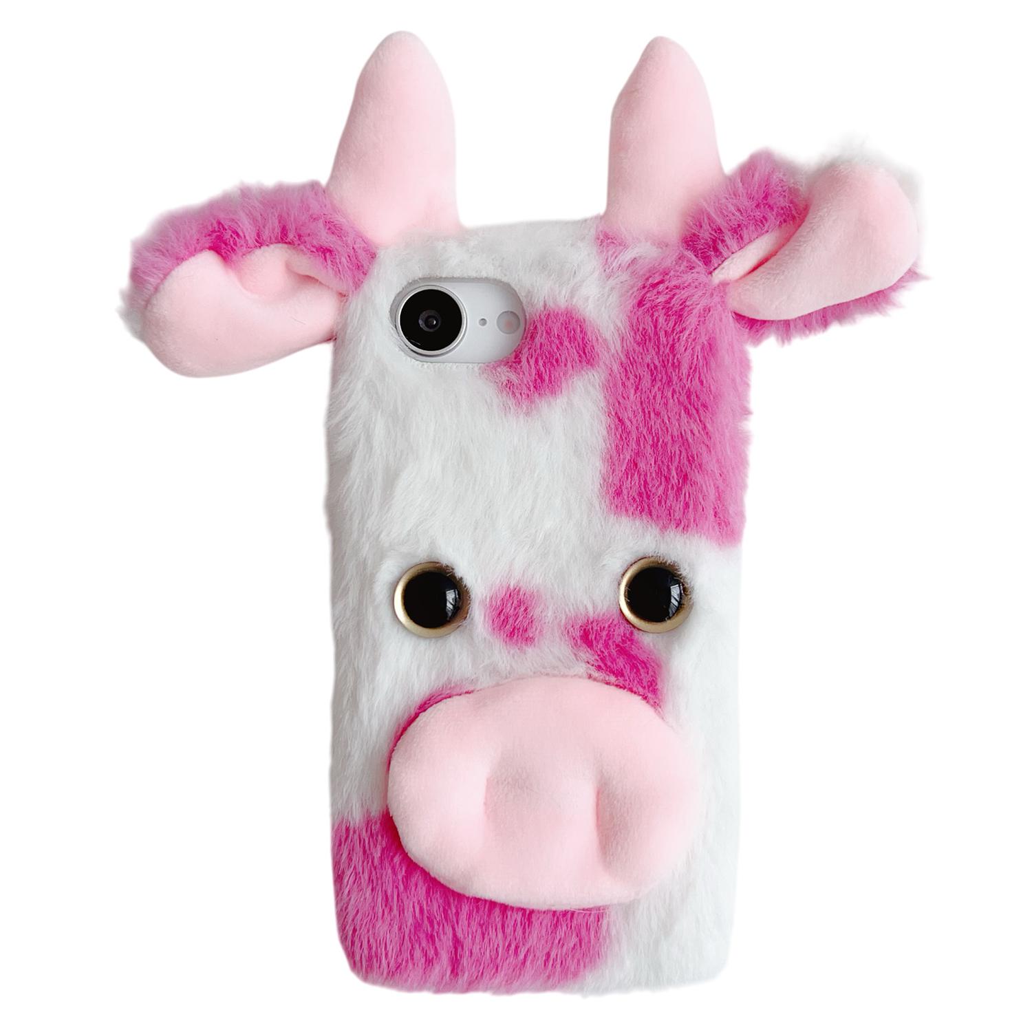 For iPhone 16e Case Fluffy Cute Cow Winter Plush Inner TPU Phone Cover Pink
For iPhone 16e Case Fluffy Cute Cow Winter Plush Inner TPU Phone Cover Pink