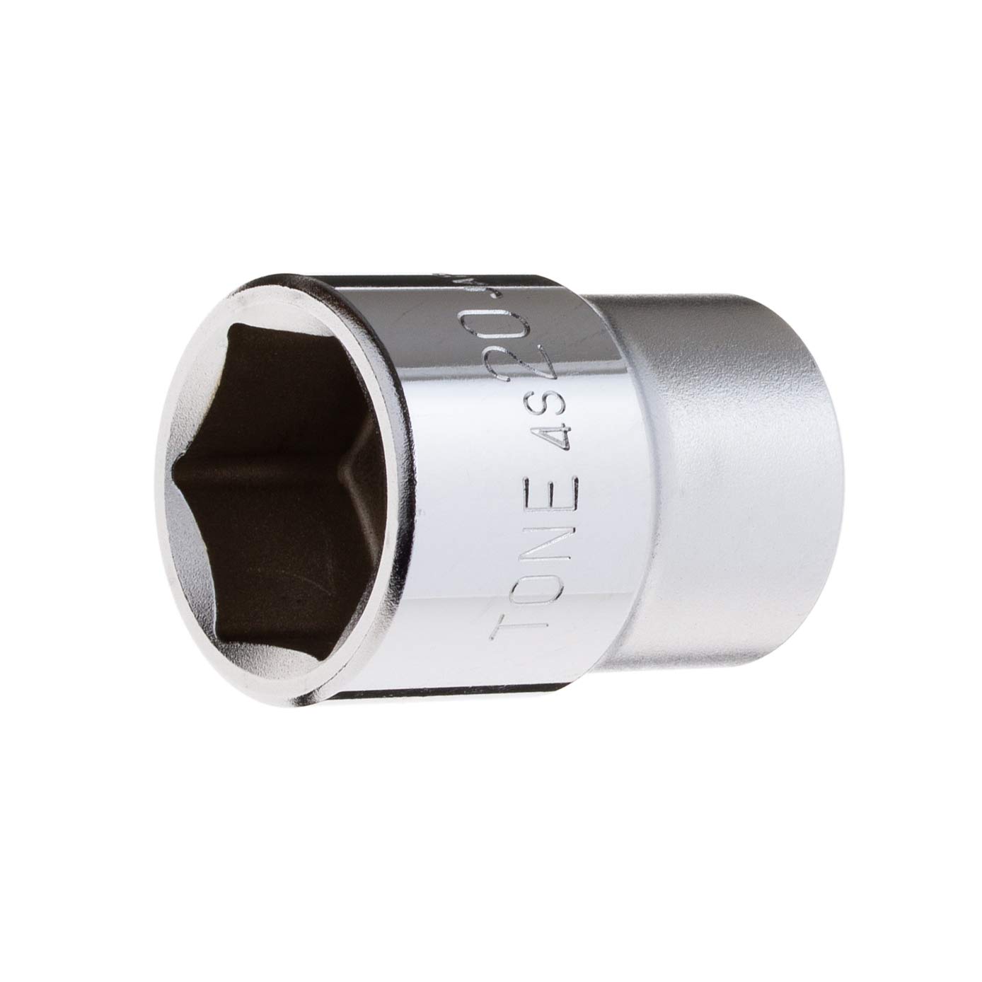 TONE Socket Drive angle Width across flats 20mm (Hexagonal) 4S-20 12.7mm (1/2 )
TONE Socket Drive angle Width across flats 20mm (Hexagonal) 4S-20 12.7mm (1/2 )