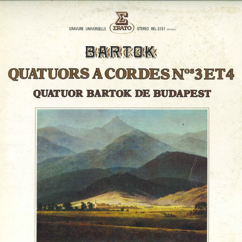 LP Record QUATUOR BARTOK DE BUDAPEST - Bartok: Струнный квартет №№. 3 and 4 REL3151 ERATO Japan Classical Used
LP Record QUATUOR BARTOK DE BUDAPEST - Bartok: Струнный квартет №№. 3 and 4 REL3151 ERATO Japan Classical Used