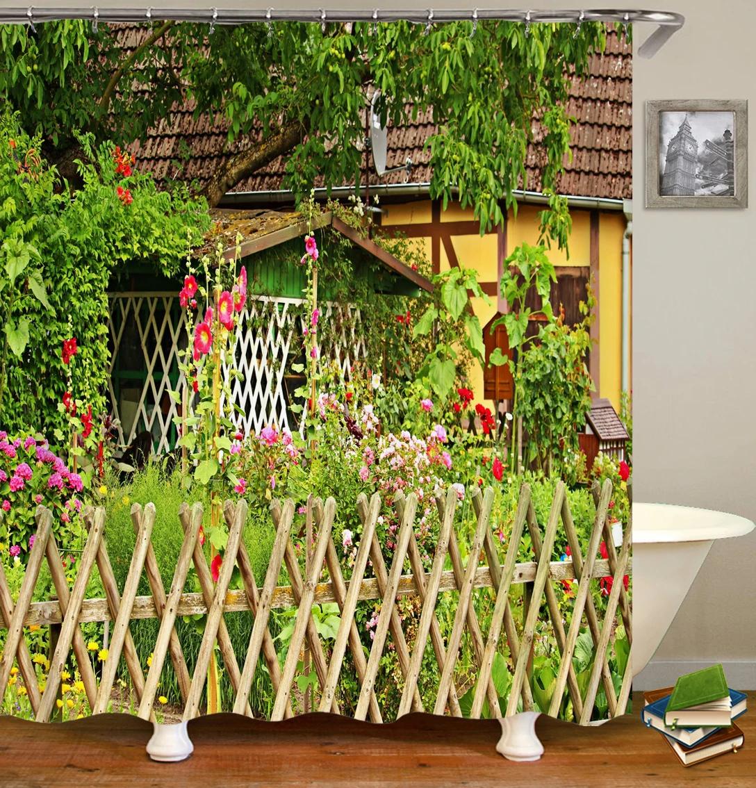 Ретро Европейская Уличная Шторка для Душа с Принтом Деревенских Цветов, Ванная Комната, Полиэстер, Декор для Ванны с Крючками W60H190(CM)-1 Pcs
Ретро Европейская Уличная Шторка для Душа с Принтом Деревенских Цветов, Ванная Комната, Полиэстер, Декор для Ванны с Крючками W60H190(CM)-1 Pcs