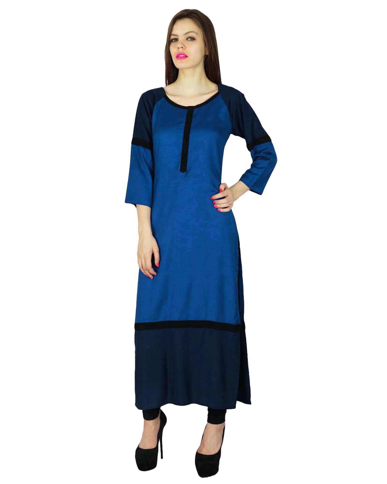 Phagun Indian Designer Blue Kurti Top Kurta Women Rayon Casual Top Tunic 10 
Phagun Indian Designer Blue Kurti Top Kurta Women Rayon Casual Top Tunic 10