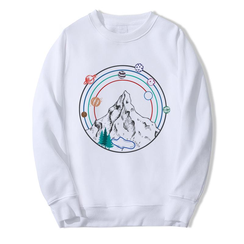 Свитер Harajuku Толстовка с круглым вырезом Горы и планеты с принтом Модный свободный белый топ большого размера Xs-5Xl
Свитер Harajuku Толстовка с круглым вырезом Горы и планеты с принтом Модный свободный белый топ большого размера Xs-5Xl