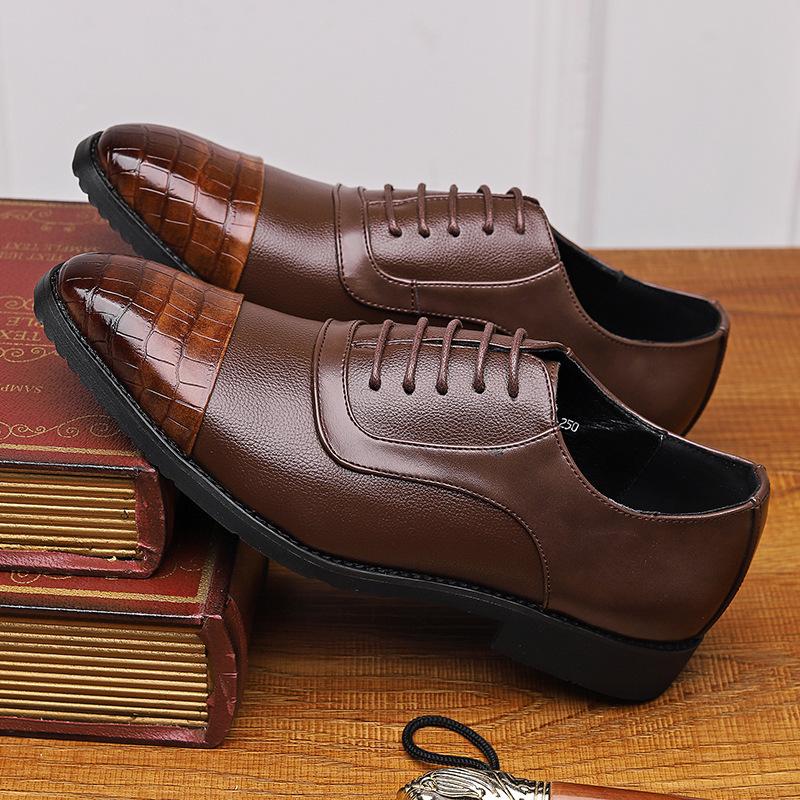 Large size four-season low-top casual leather shoes men s crocodile pattern lace-up flat shoes British style outer wear pointed shoes 38
Large size four-season low-top casual leather shoes men s crocodile pattern lace-up flat shoes British style outer wear pointed shoes 38