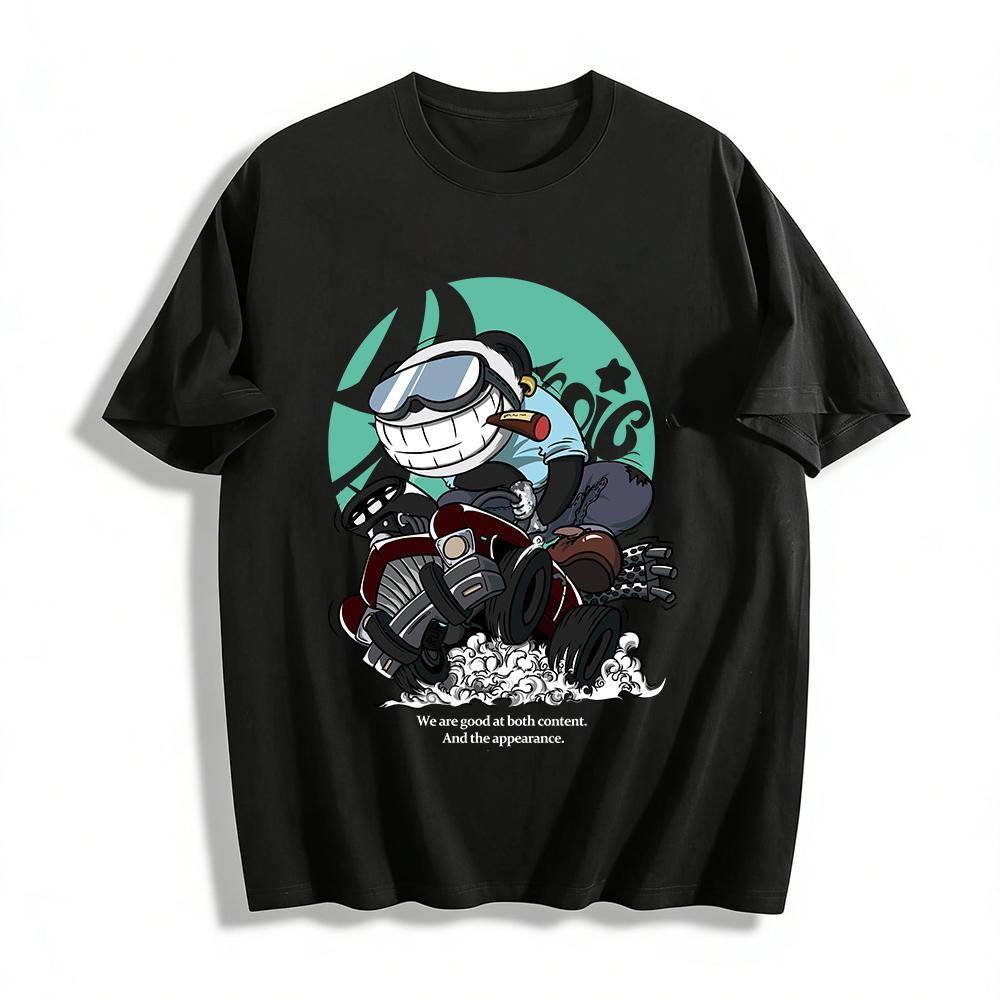 Cool Panda Off-Road Motorcycle Print Tee Trendy Street Style Casual Top Pure cotton T-shirt XXS
Cool Panda Off-Road Motorcycle Print Tee Trendy Street Style Casual Top Pure cotton T-shirt XXS