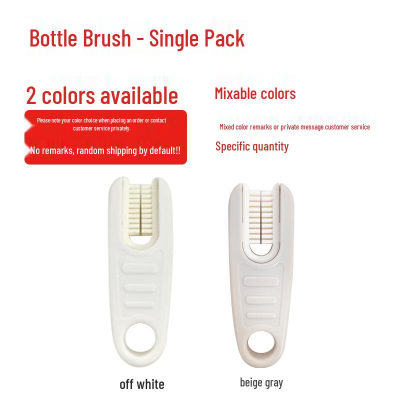 Multi-functional Bottle and Thermos Rim Cleaning Brush Off-gray (Please note color)
Multi-functional Bottle and Thermos Rim Cleaning Brush Off-gray (Please note color)