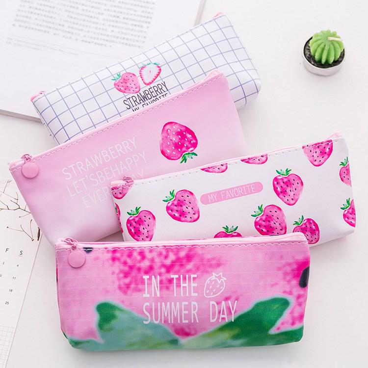 1pc Новейший Клубника PU Карандаш Мешок Канцелярские Хранилище Организатор Сумка Карандаш Дело для школьных поставок
1pc Новейший Клубника PU Карандаш Мешок Канцелярские Хранилище Организатор Сумка Карандаш Дело для школьных поставок