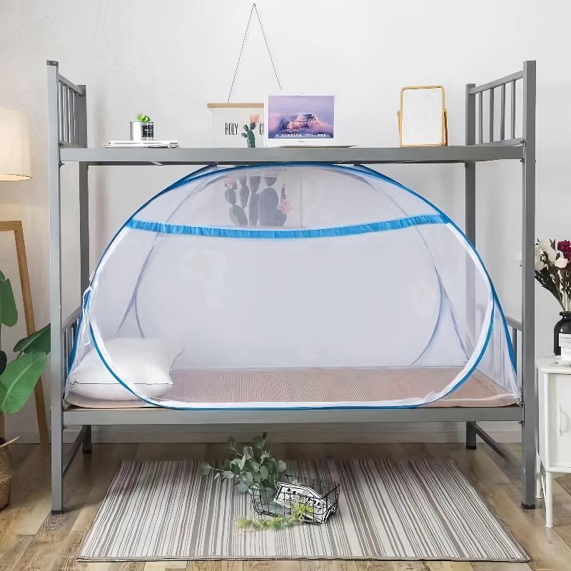 Easy-Install 3-Second Pop-Up Mongolian Yurt Mosquito Net, Full Edge Coverage, Blue, Linen/Polyester Blend, for 2m*1.8m Bed
Easy-Install 3-Second Pop-Up Mongolian Yurt Mosquito Net, Full Edge Coverage, Blue, Linen/Polyester Blend, for 2m*1.8m Bed