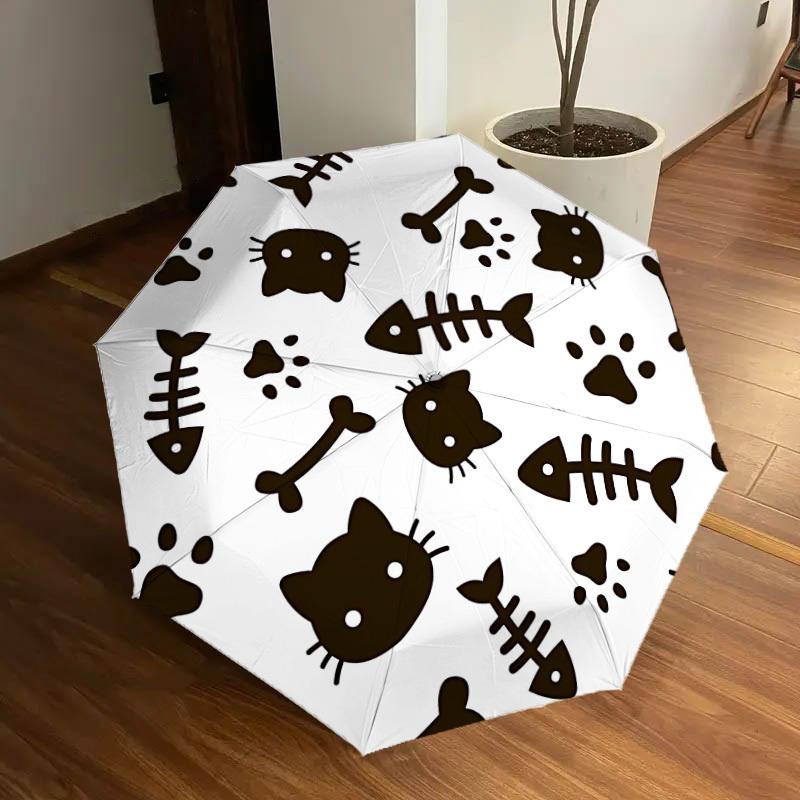 1pc Cat Bone Automatic Umbrella Durable Iron Frame & Plastic Handle, Gift for Men & Women, Sturdy Construction yy250905165
1pc Cat Bone Automatic Umbrella Durable Iron Frame & Plastic Handle, Gift for Men & Women, Sturdy Construction yy250905165
