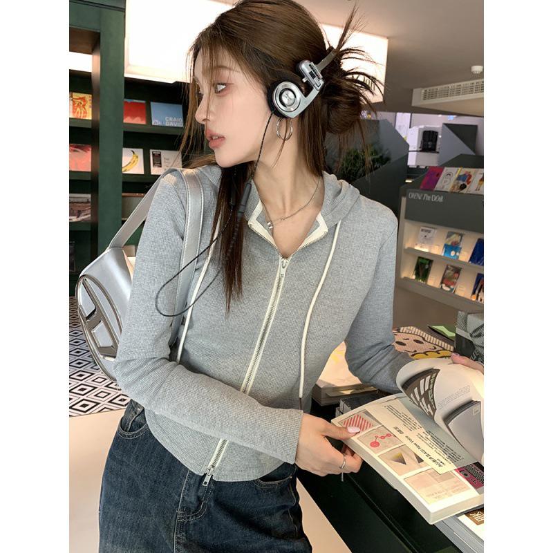 Women s Slim Fit Double Zipper Curved Hem Hoodie - Spring 2025 XL (105-120 lbs) серый
Women s Slim Fit Double Zipper Curved Hem Hoodie - Spring 2025 XL (105-120 lbs) серый