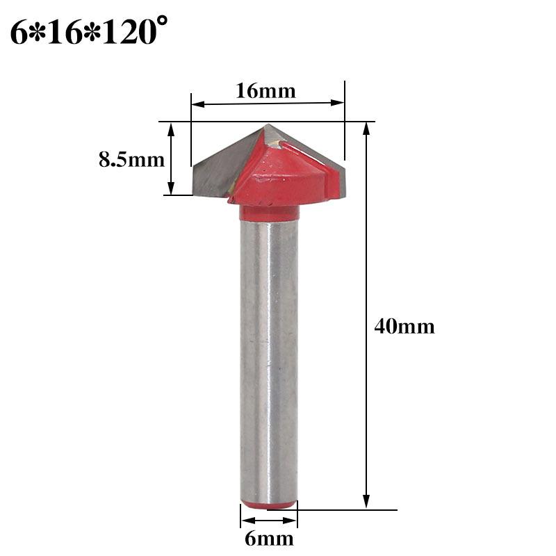 14 Inch Shank 150° Cnc Carbide Alloy Milling Cutter 3d V Router Tool Bit 6*16*120°
14 Inch Shank 150° Cnc Carbide Alloy Milling Cutter 3d V Router Tool Bit 6*16*120°