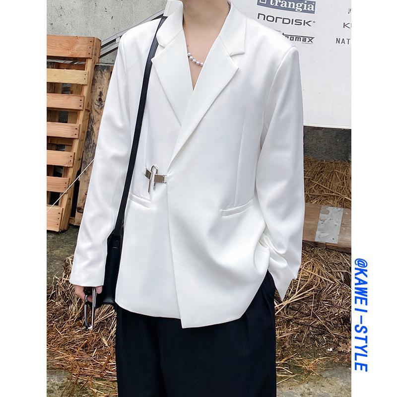 Men s Trendy White Korean Casual Suit Jacket for Spring/Summer L белый
Men s Trendy White Korean Casual Suit Jacket for Spring/Summer L белый