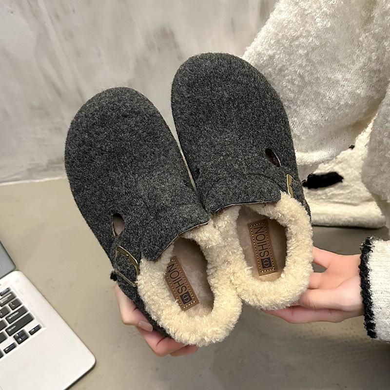 Gu Yun Birkenstock shoes autumn and winter velvet 2024 new one-pedal women s shoes fluffy shoes all-inclusive warm snow boots cotton shoes 35
Gu Yun Birkenstock shoes autumn and winter velvet 2024 new one-pedal women s shoes fluffy shoes all-inclusive warm snow boots cotton shoes 35