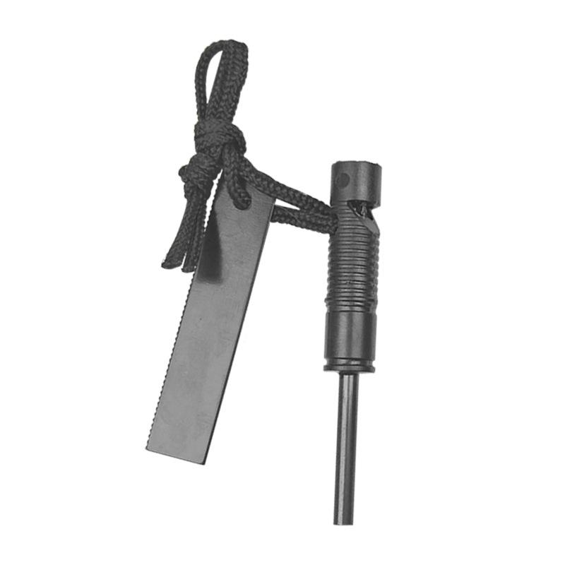 Multi-Functional Magnesium Fire Starter with Whistle and Flint for Camping Survival чёрный
Multi-Functional Magnesium Fire Starter with Whistle and Flint for Camping Survival чёрный