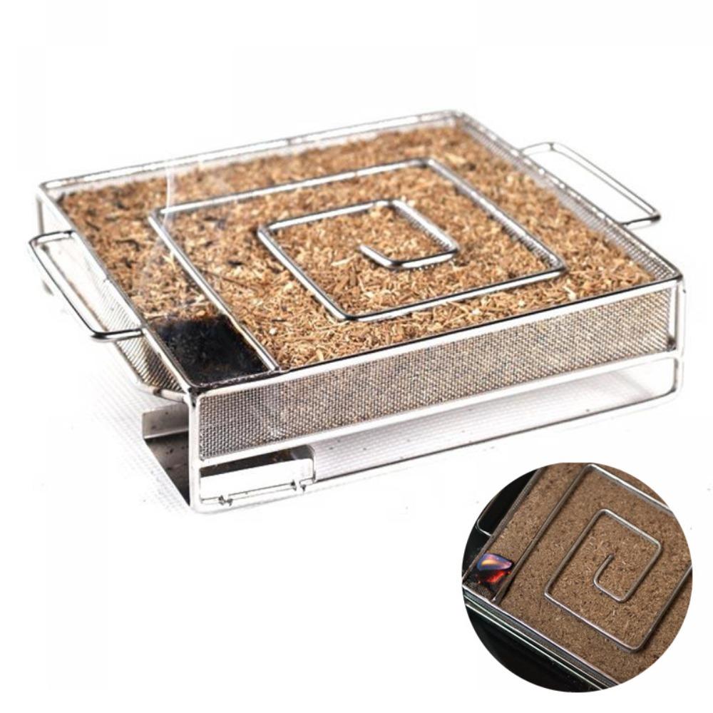 Round Square Hexagon Barbecue Net Binaural Handle Wood Dust Hot Smoker Cold Smoke Generator Spices
Round Square Hexagon Barbecue Net Binaural Handle Wood Dust Hot Smoker Cold Smoke Generator Spices