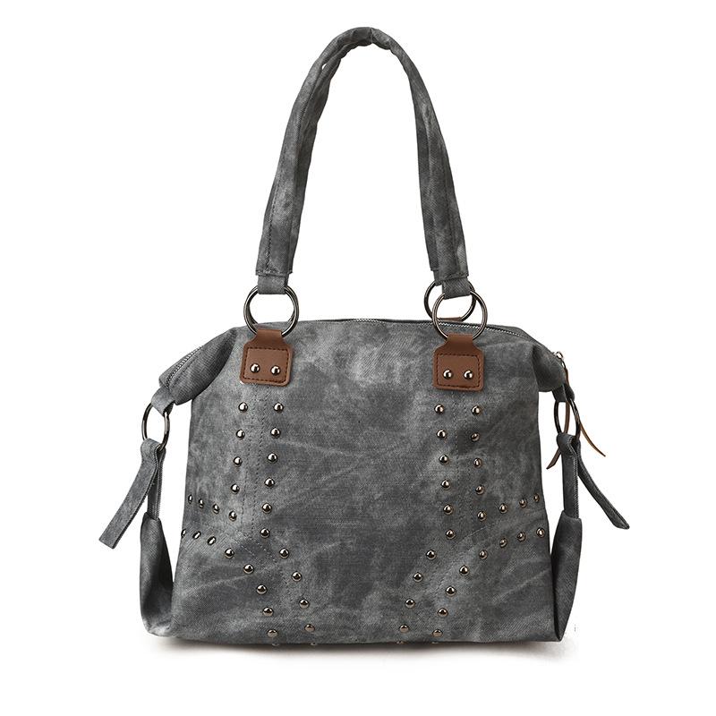 Retro Rivet Women’s Large Capacity Tote Bag - 2026 Korean Style Fashion Shoulder Bag
Retro Rivet Women’s Large Capacity Tote Bag - 2026 Korean Style Fashion Shoulder Bag