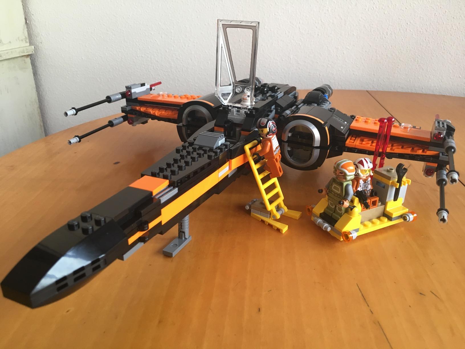 Stared Wars Poes X-Wing Fighter Building Kit,Aviation Aircraft Gift Model Ornaments,Novelty Toy Gifts
Stared Wars Poes X-Wing Fighter Building Kit,Aviation Aircraft Gift Model Ornaments,Novelty Toy Gifts