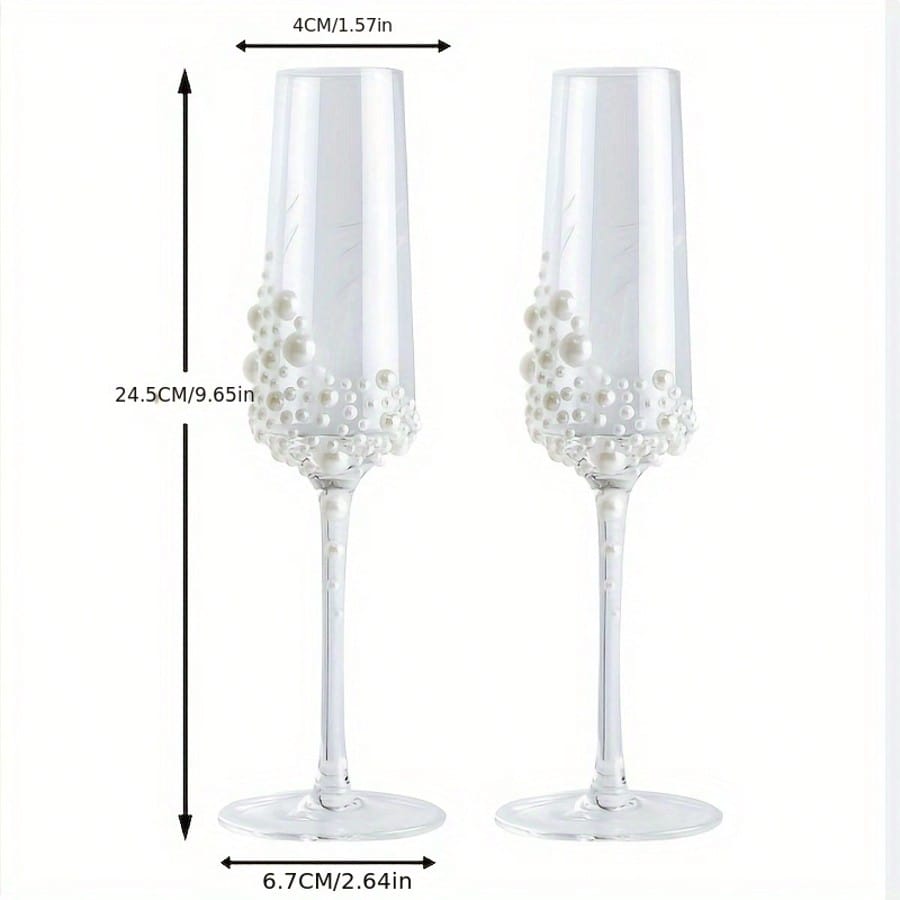 Elegant Crystal Pearl Glasses for Champagne Transparent Handwriting Design Glass Cups Christmas Cup Anniversaries Goblet Glass
Elegant Crystal Pearl Glasses for Champagne Transparent Handwriting Design Glass Cups Christmas Cup Anniversaries Goblet Glass