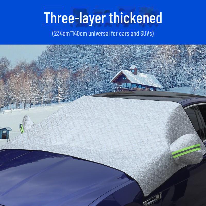 Автомобильный снежный щиток получехол: Утолщенные противообледенительные и противоснеговые щитки защищают лобовое стекло от замерзания.
Автомобильный снежный щиток получехол: Утолщенные противообледенительные и противоснеговые щитки защищают лобовое стекло от замерзания.