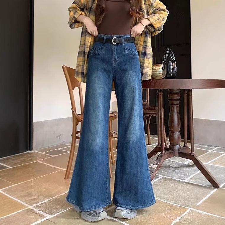 High-Waisted Micro-Flared Plus-Size Jeans for Women - Slimming, Wide-Leg Spring/Autumn Design Large
High-Waisted Micro-Flared Plus-Size Jeans for Women - Slimming, Wide-Leg Spring/Autumn Design Large