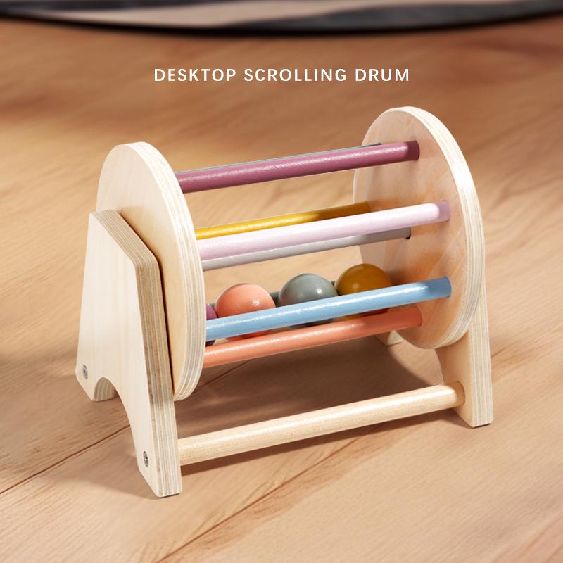Montessori Wooden Rolling Drum Educational Toy for Early Science Learning and Puzzle Play
Montessori Wooden Rolling Drum Educational Toy for Early Science Learning and Puzzle Play